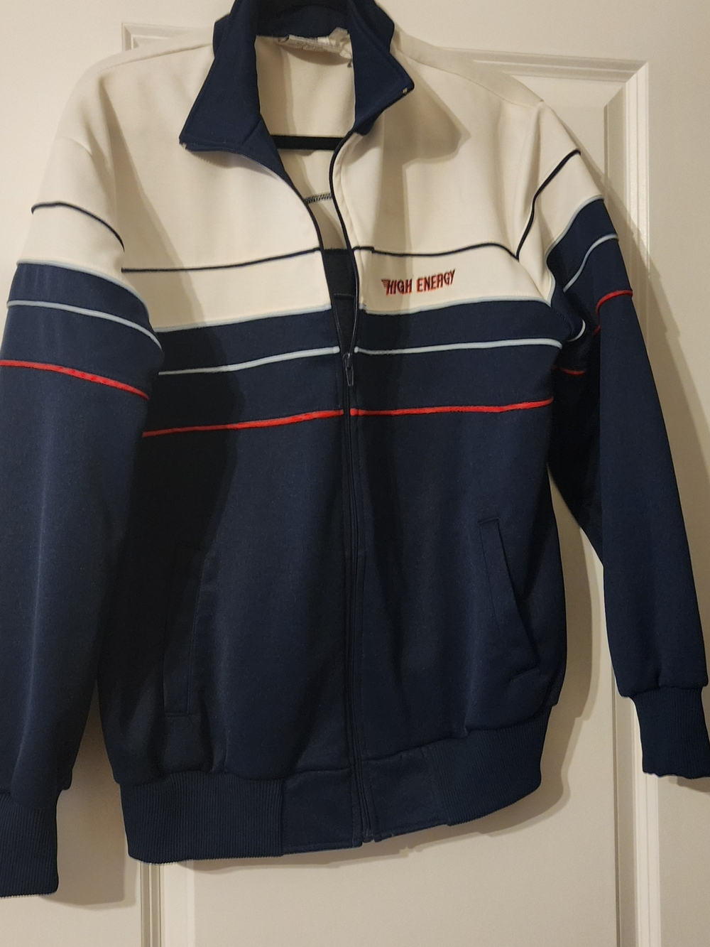 High Energy Men’s Navy and White Performance Jacket
